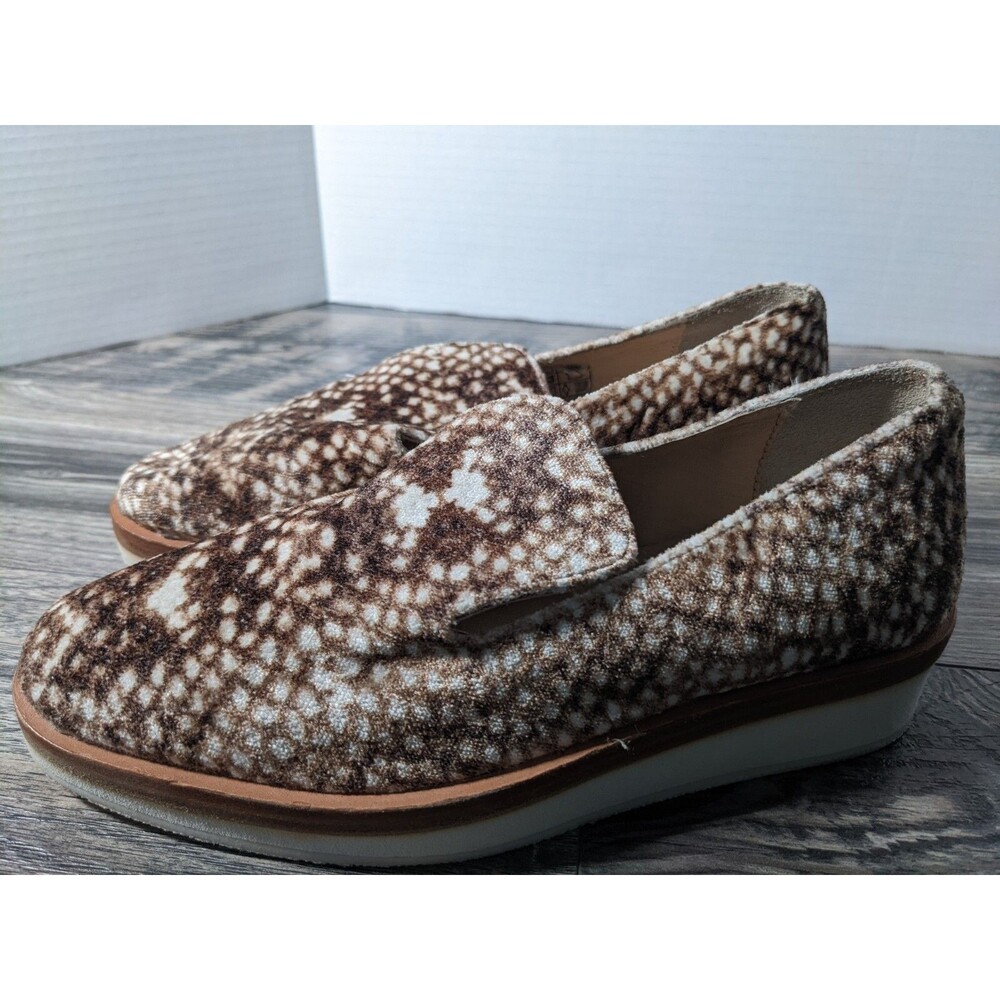 Free People Snake Eyes Velvet Textured Loafers Slip On EU 36 US Women's 6 NEW